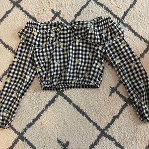 Off the shoulder blouse